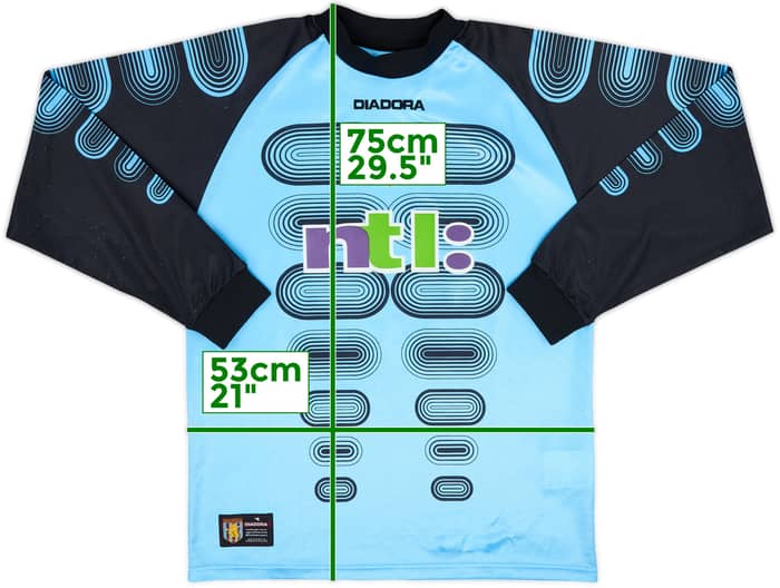 2001-02 Aston Villa GK Shirt - 8/10 - (S)