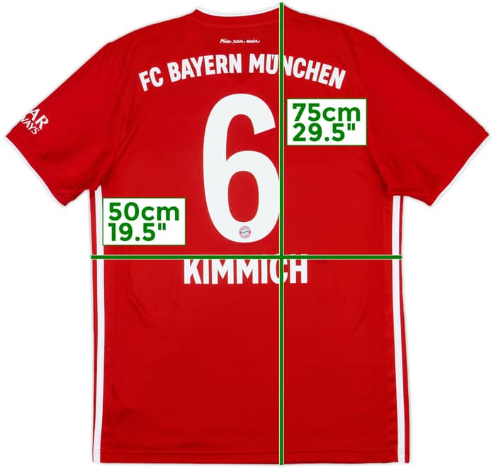 2020-21 Bayern Munich Home Shirt Kimmich #6 - 7/10 - (M)