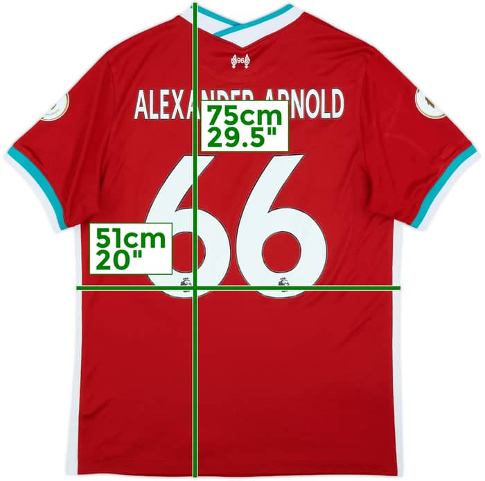 2020-21 Liverpool Home Shirt Alexander-Arnold #66 - 8/10 - (L)
