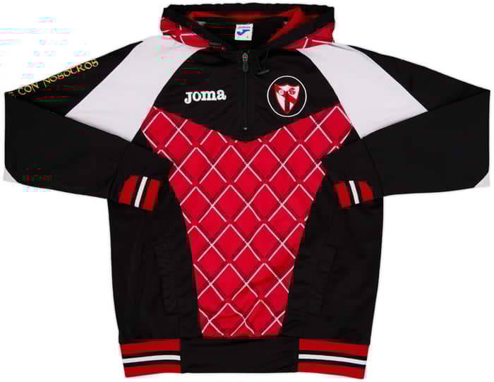 2004-05 Sevilla Atletico Joma Hooded 1/4 Zip Drill Top - 7/10 - (L)