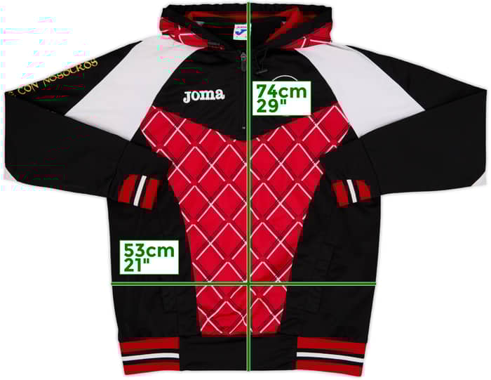 2004-05 Sevilla Atletico Joma Hooded 1/4 Zip Drill Top - 7/10 - (L)