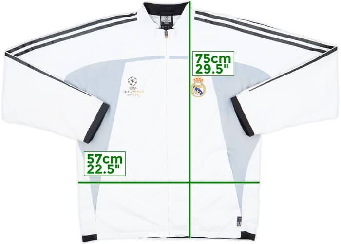2004-05 Real Madrid CL adidas Track Jacket - 4/10 - (M)
