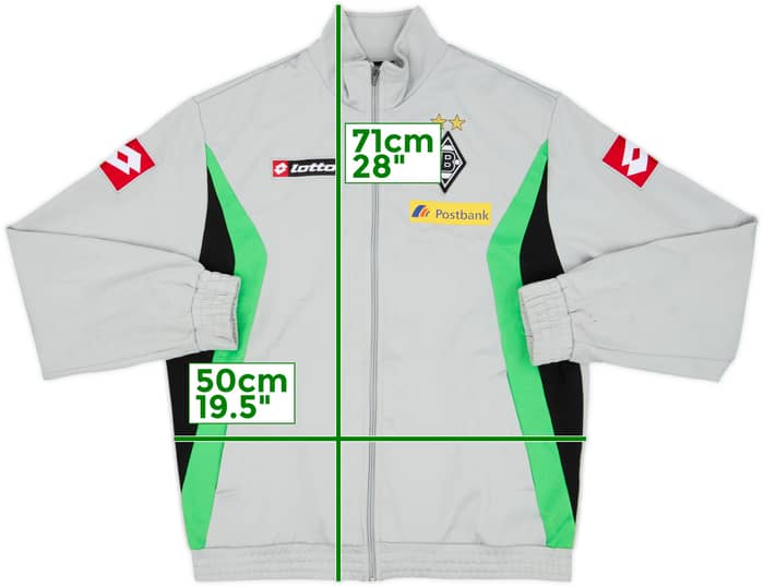 2006-07 Borussia Monchengladbach Lotto Track Jacket - 8/10 - (S)
