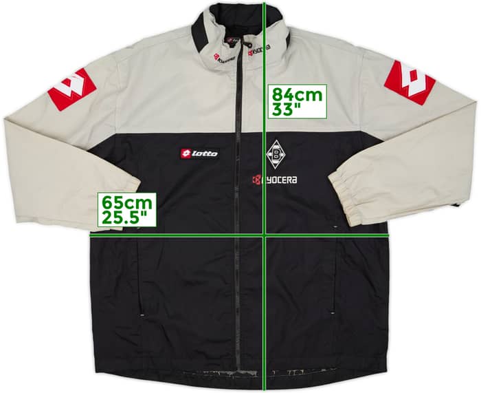 2006-07 Borussia Monchengladbach Lotto Hooded Rain Jacket - 8/10 - (XL)