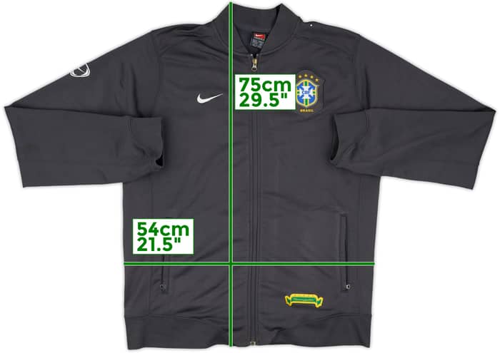 2006-07 Brazil Nike Track Jacket - 6/10 - (XL)