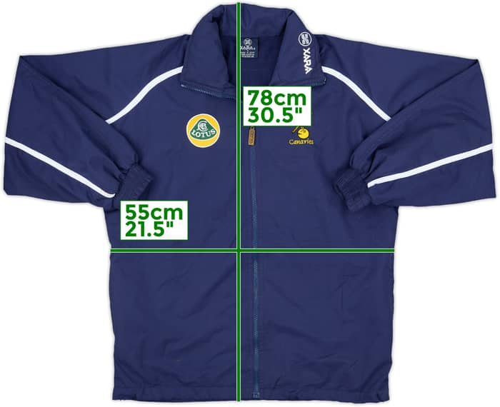 2003-04 Norwich Xara Track Jacket - 7/10 - (S)