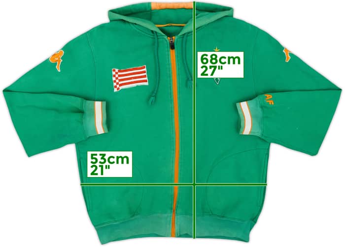 2008-09 Werder Bremen Staff Issue Kappa Hooded Track Jacket - 6/10 - (L)