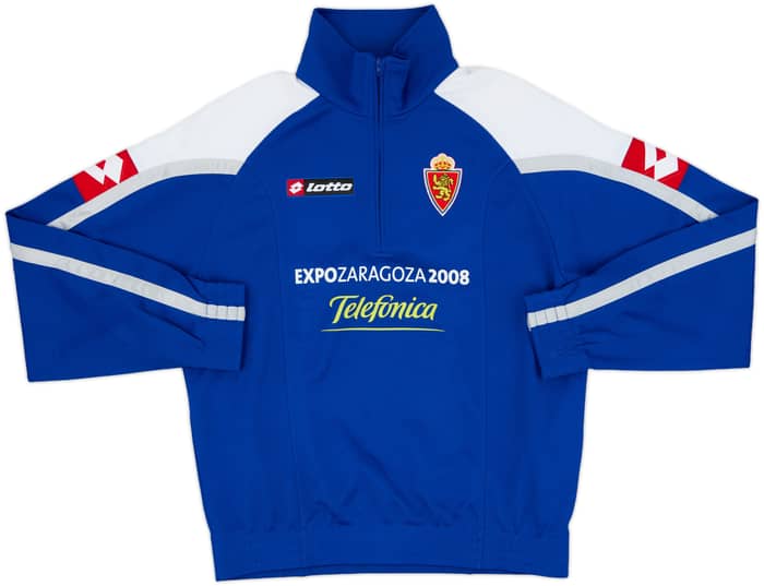 2007-08 Real Zaragoza Lotto 1/4 Zip Training Top - 10/10 - (M)
