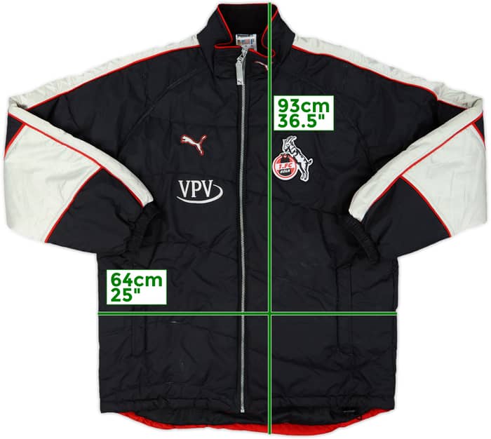 1998-99 Koln Puma Padded Bench Coat - 7/10 - (XL)