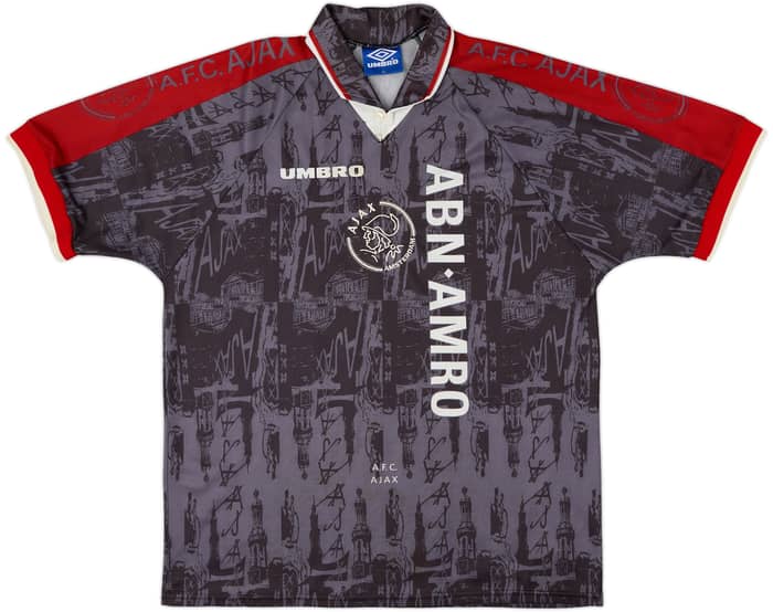 1996-97 Ajax Away Shirt Kluivert #9 - 10/10 - (XL)