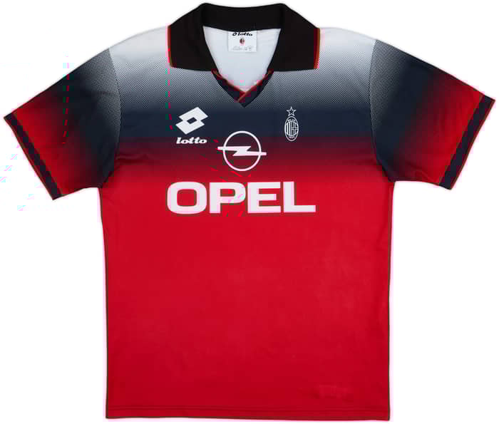 1996-97 AC Milan Lotto Training Shirt - 6/10 - (M/L)