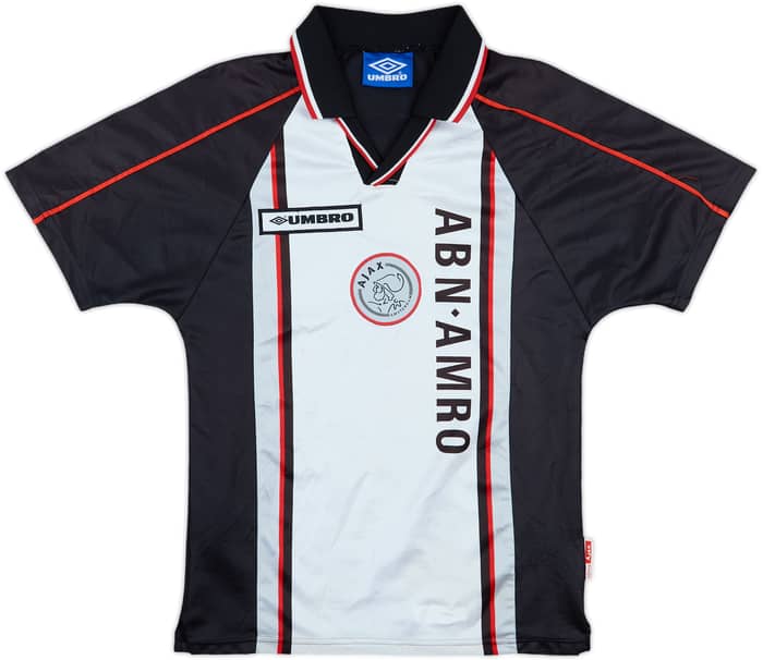 1998-99 Ajax Away Shirt F.De Boer #4 - 7/10 - (Y)