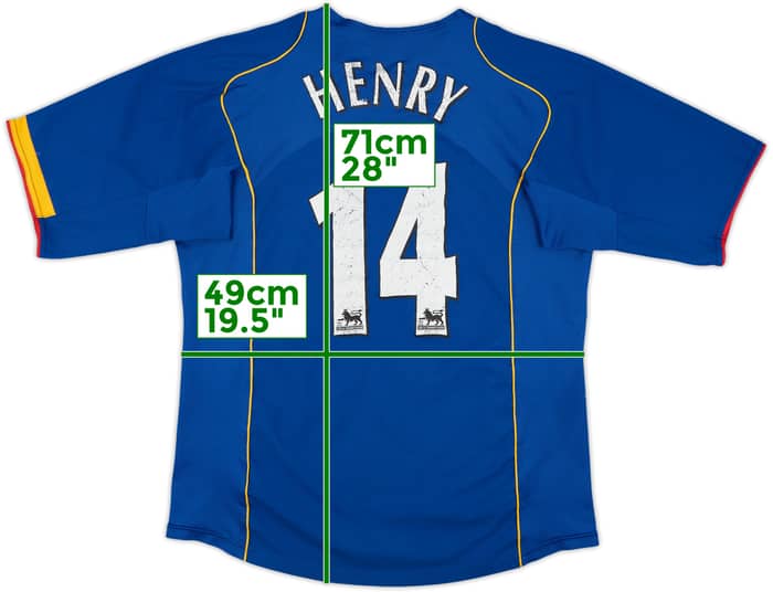 2004-06 Arsenal Away Shirt Henry #14 - 5/10 - (S)