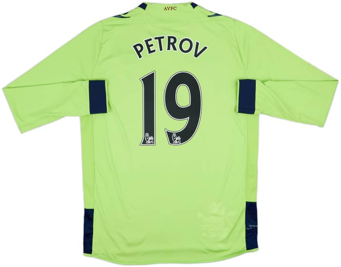 2012-13 Aston Villa Away L/S Shirt Petrov #19 - 7/10 - (L)