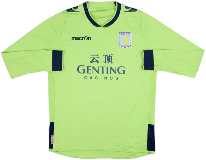 2012-13 Aston Villa Away L/S Shirt Petrov #19 - 7/10 - (L)