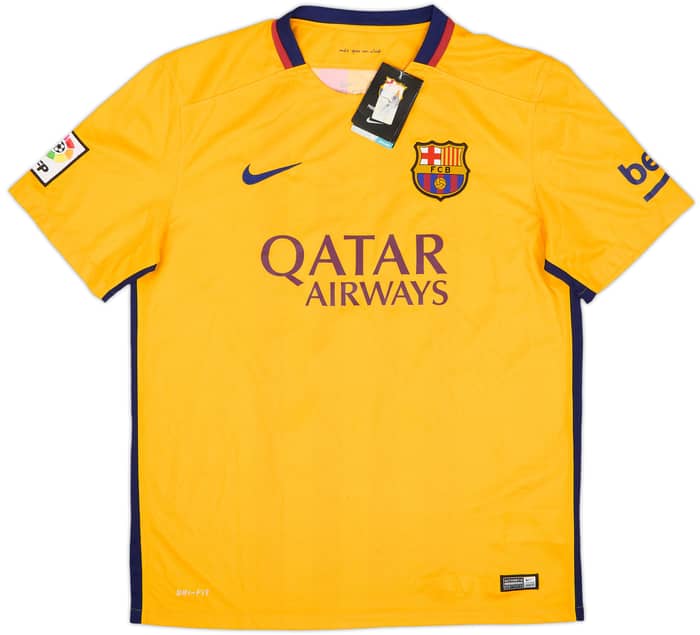 2015-16 Barcelona Camiseta de visitante Messi #10 (L)