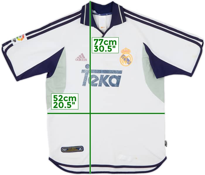 2000-01 Real Madrid Home Shirt - 3/10 - (S)