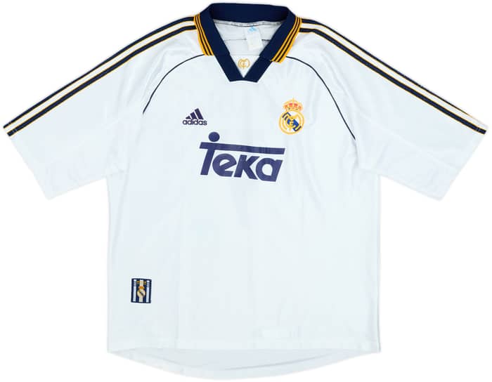 1998-00 Real Madrid Home Shirt Raul #7 - 7/10 - (L)