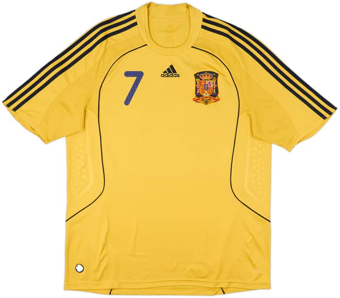 2008-10 Spain Away Shirt David Villa #7 - 8/10 - (XL)