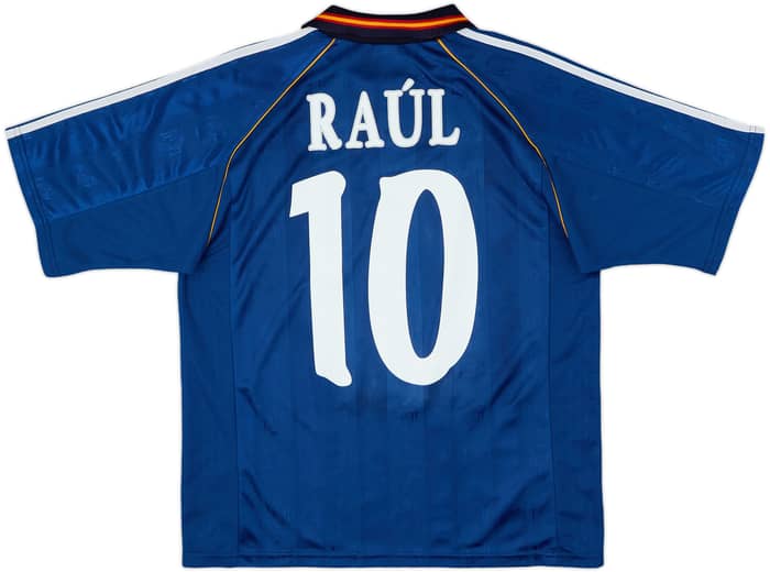1999-00 Spain Away Shirt Raul #10 - 8/10 - (M)