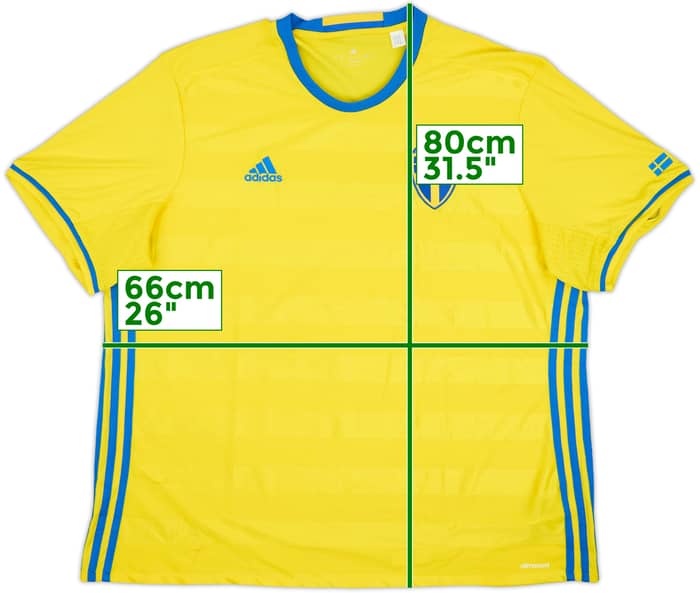 2016-17 Sweden Home Shirt - 5/10 - (XXL)