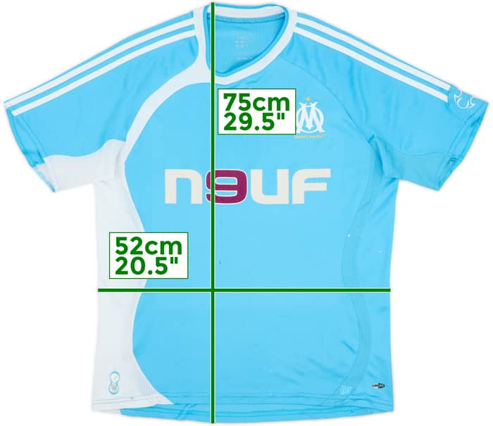 2006-07 Olympique Marseille Away Shirt - 5/10 - (L)