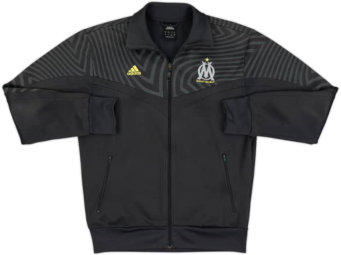 2009-10 Olympique Marseille adidas Track Jacket - 7/10 - (L)
