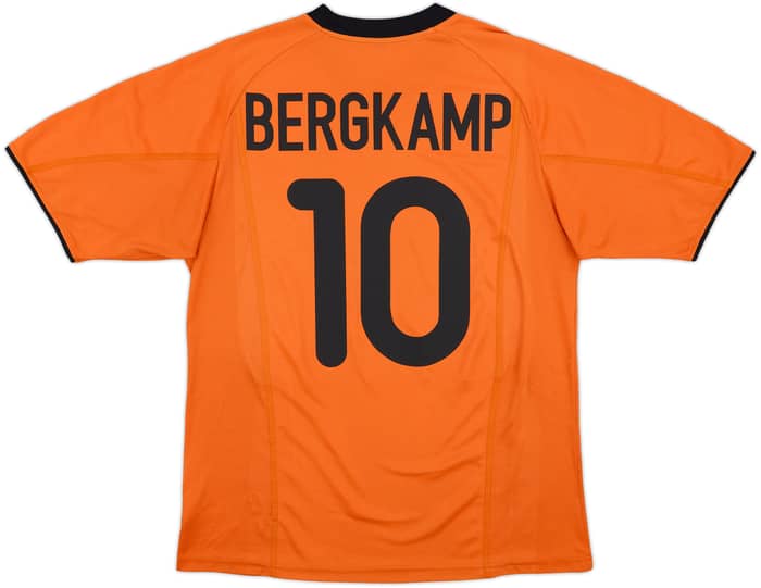 2000-02 Netherlands Home Shirt Bergkamp #10 - 8/10 - (L)