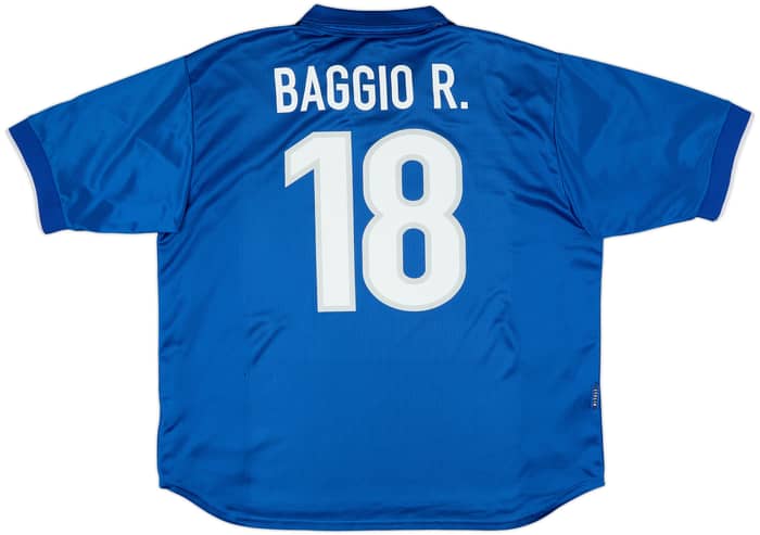 1997-98 Italy Home Shirt Baggio #18 - 8/10 - (XXL)