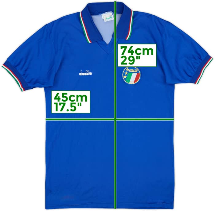 1986-91 Italy Home Shirt - 7/10 - (M)