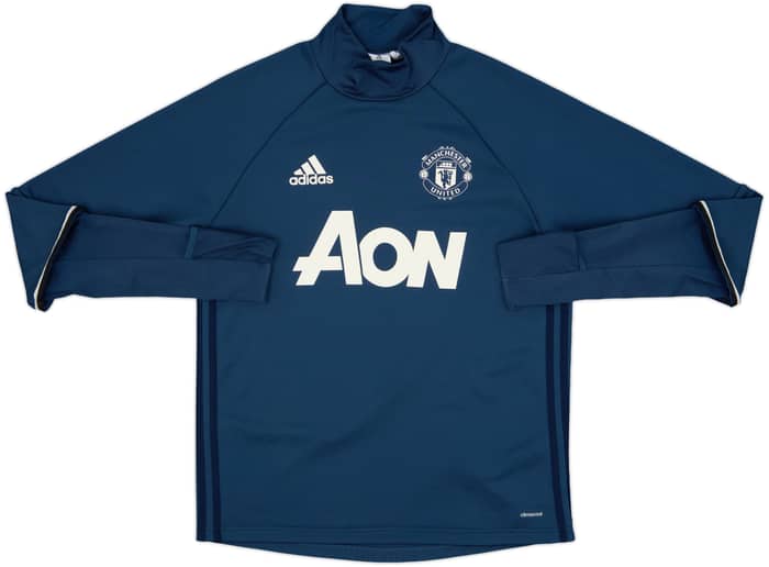 2016-17 Manchester United adidas Drill Top - 7/10 - (M)
