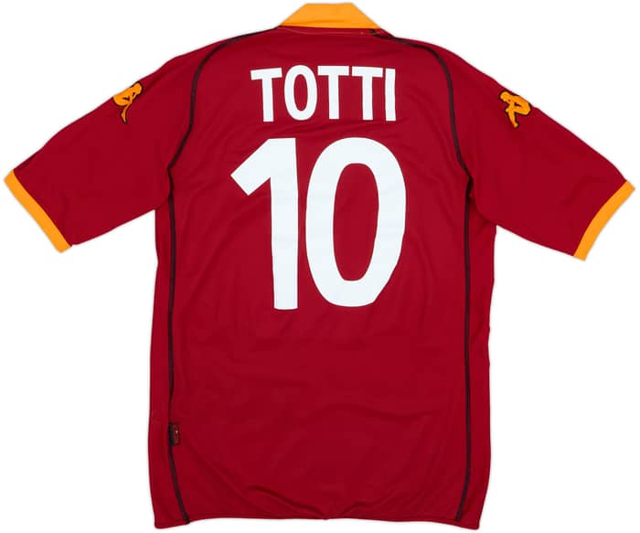 2002-03 Roma Home Shirt Totti #10 - 5/10 - (L)