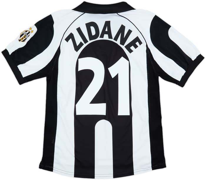 1997-98 Juventus Centenary Home Shirt Zidane #21 - 8/10 - (S)