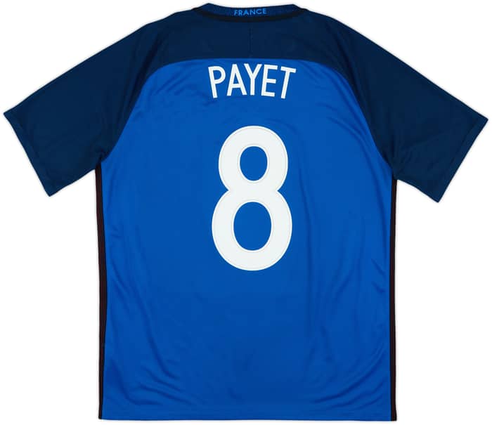 2016-17 France Home Shirt Payet #8 - 8/10 - (L)