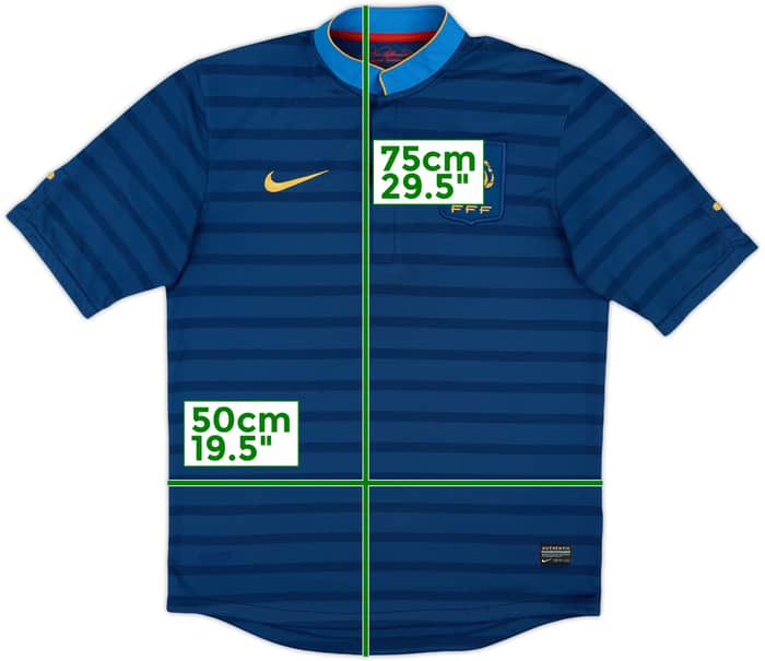 2012-13 France Home Shirt - 8/10 - (M)