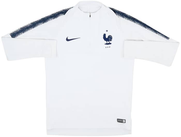 2018-19 France Nike 1/4 Zip Training Top - 5/10 - (S)
