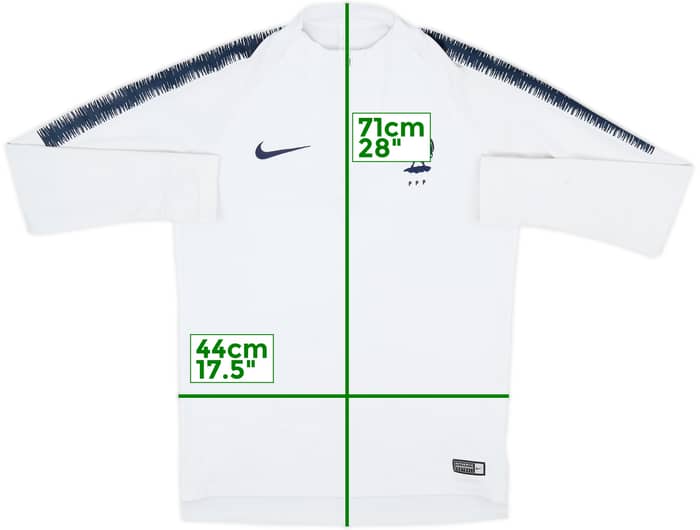 2018-19 France Nike 1/4 Zip Training Top - 5/10 - (S)