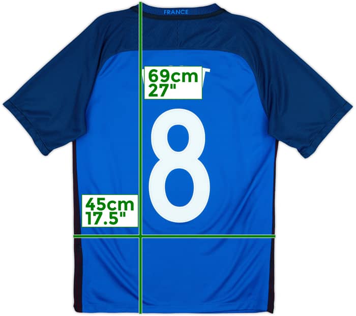 2016-17 France Home Shirt Payet #8 - 7/10 - (S)