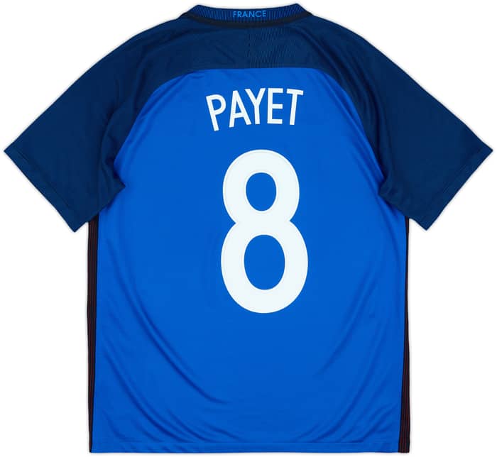 2016-17 France Home Shirt Payet #8 - 6/10 - (M)