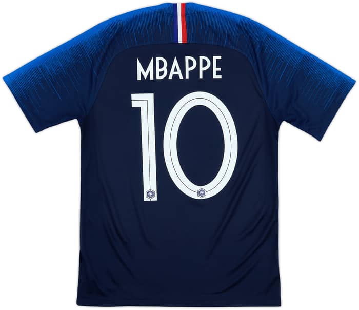 2018 France Home Shirt Mbappe #10 - 7/10 - (S)