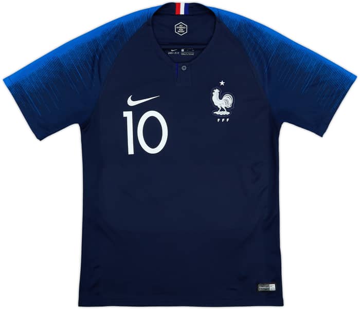 2018 France Home Shirt Mbappe #10 - 7/10 - (S)