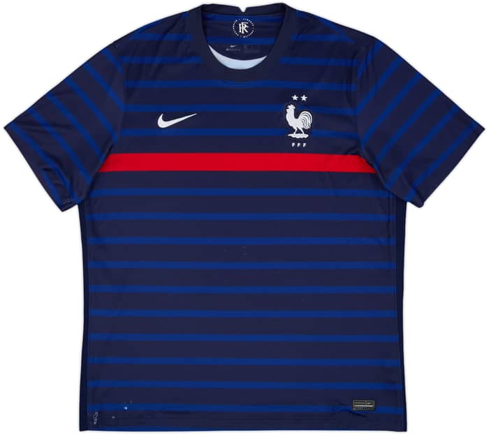 2020-21 France Home Shirt - 5/10 - (XL)
