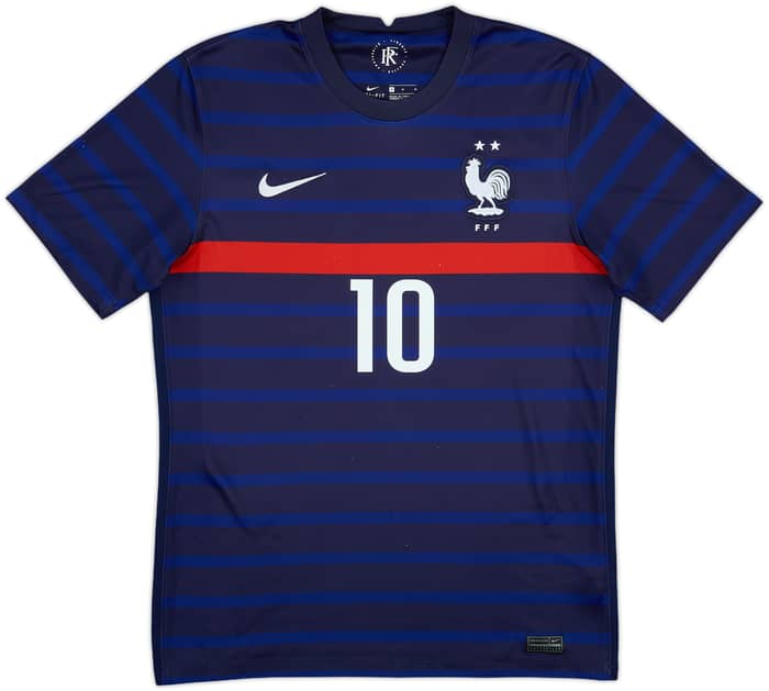 2020-21 France Home Shirt Mbappe #10 - 8/10 - (M)