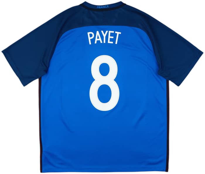 2016-17 France Home Shirt Payet #8 - 8/10 - (XL)