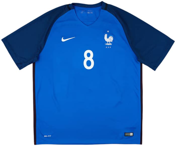 2016-17 France Home Shirt Payet #8 - 8/10 - (XL)