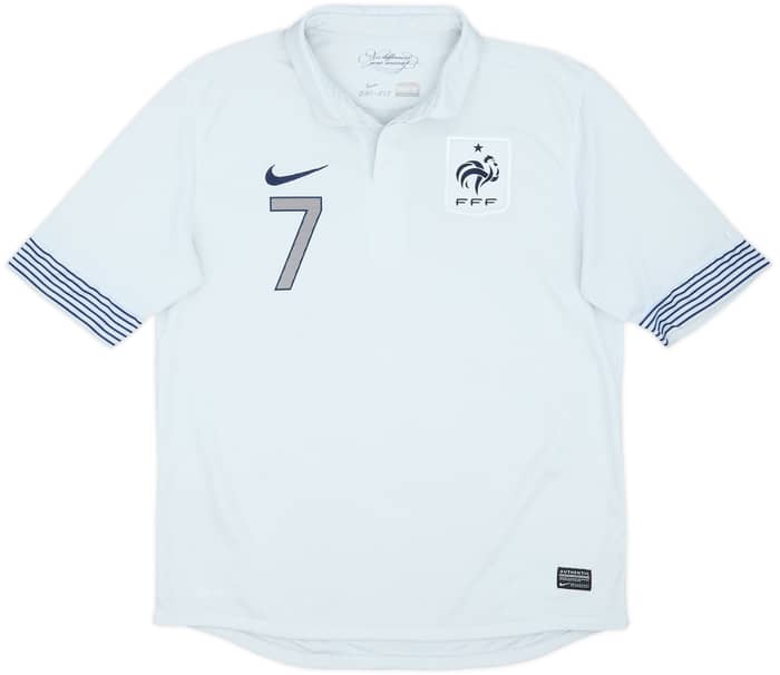 2012-13 France Away Shirt Ribery #7 - 5/10 - (S)