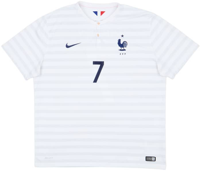 2014-15 France Away Shirt Ribery #7 - 8/10 - (XL)