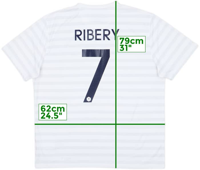 2014-15 France Away Shirt Ribery #7 - 8/10 - (XL)
