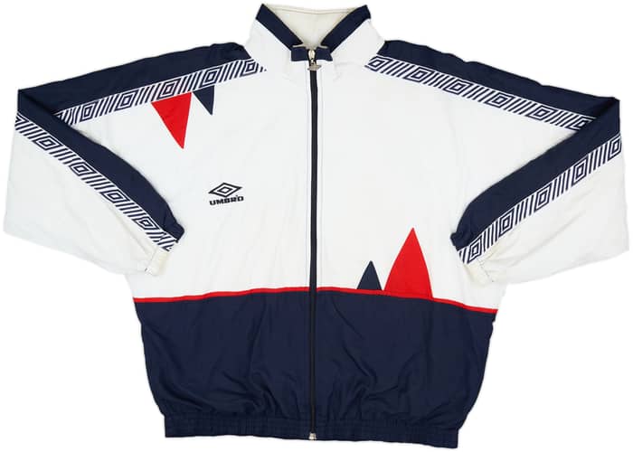 1990-92 Umbro Template Track Jacket (England) - 8/10 - (M)