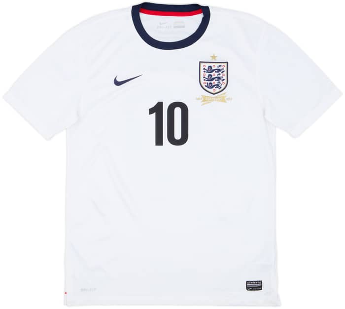 2013 England 150th Anniversary Home Shirt Rooney #10 - 8/10 - (M)